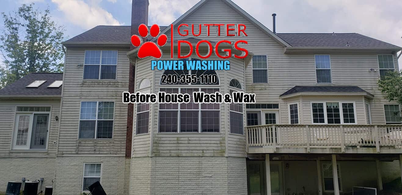 Before house power washing bowie maryland