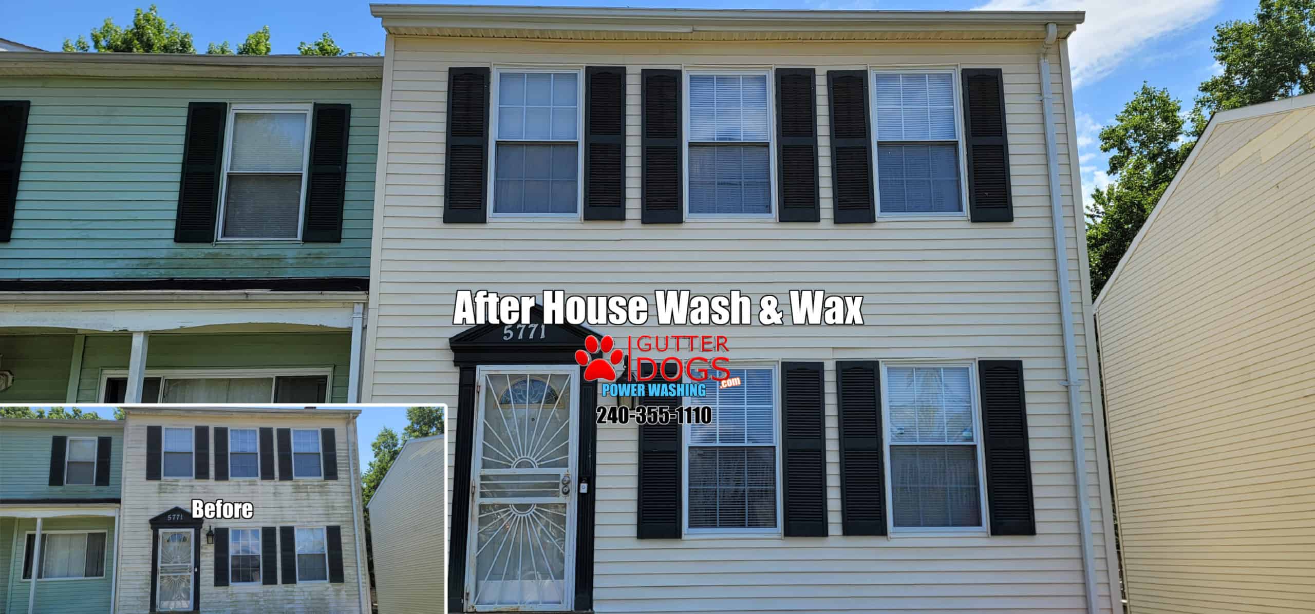 Power Washing PG County Maryland - GUTTERDOGS Affordable Soft Power Washing  & Safe Roof Cleaning Maryland