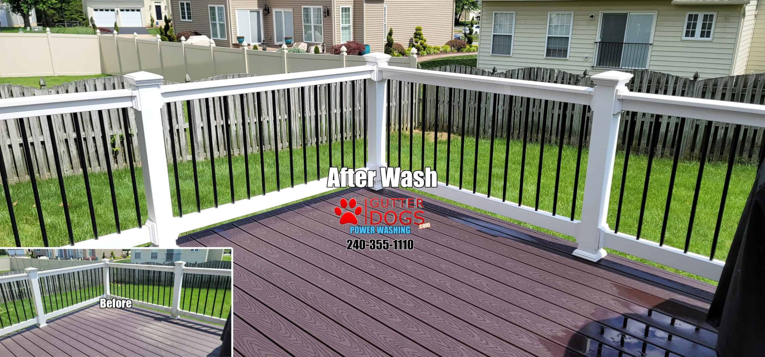Deck power washing PG County