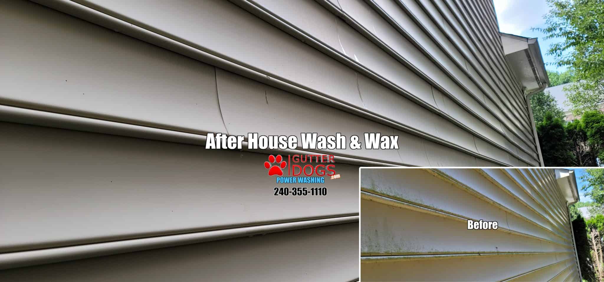 Power Washing PG County Maryland GUTTERDOGS Affordable Soft Power