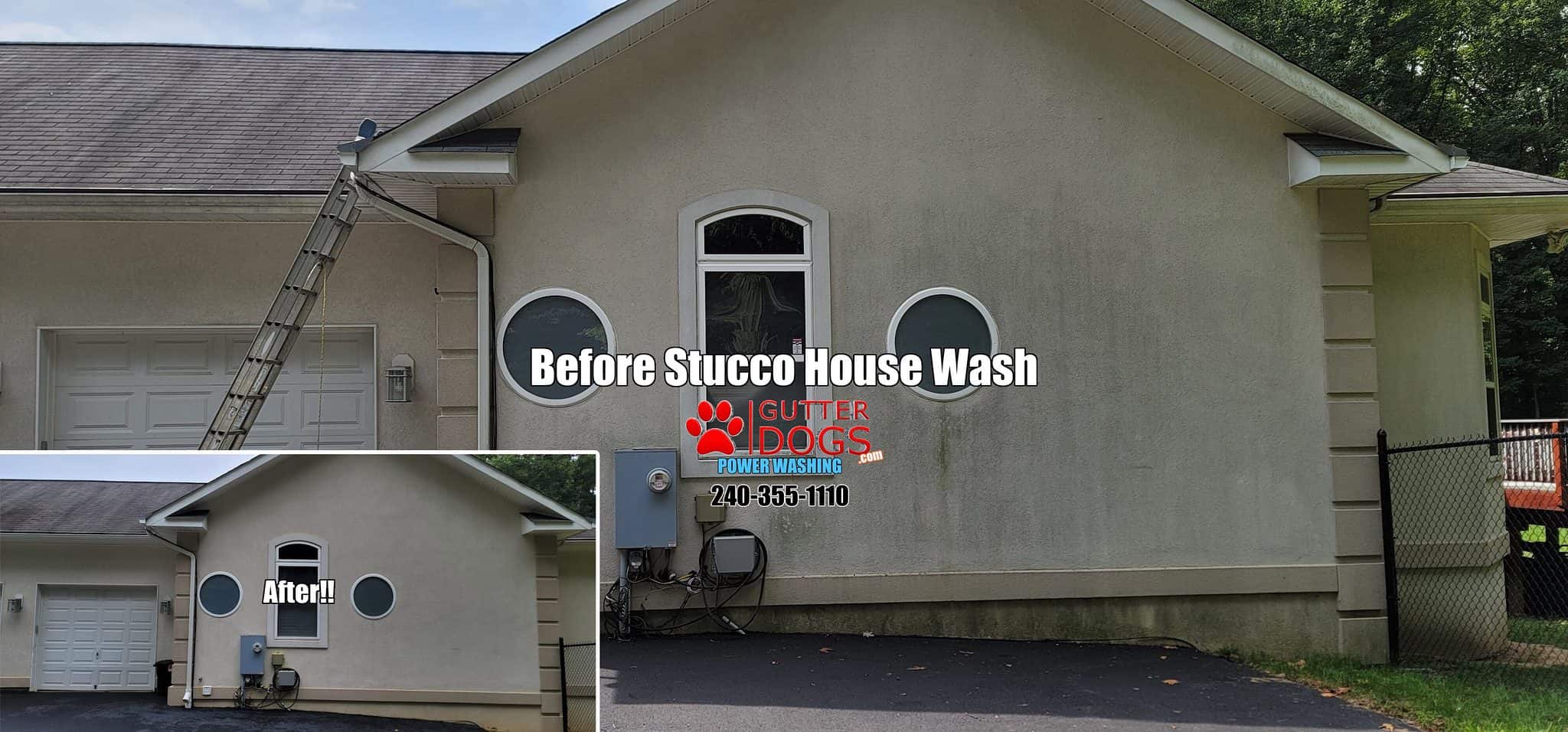 Power Washing Maryland GUTTERDOGS Affordable Soft Power Washing