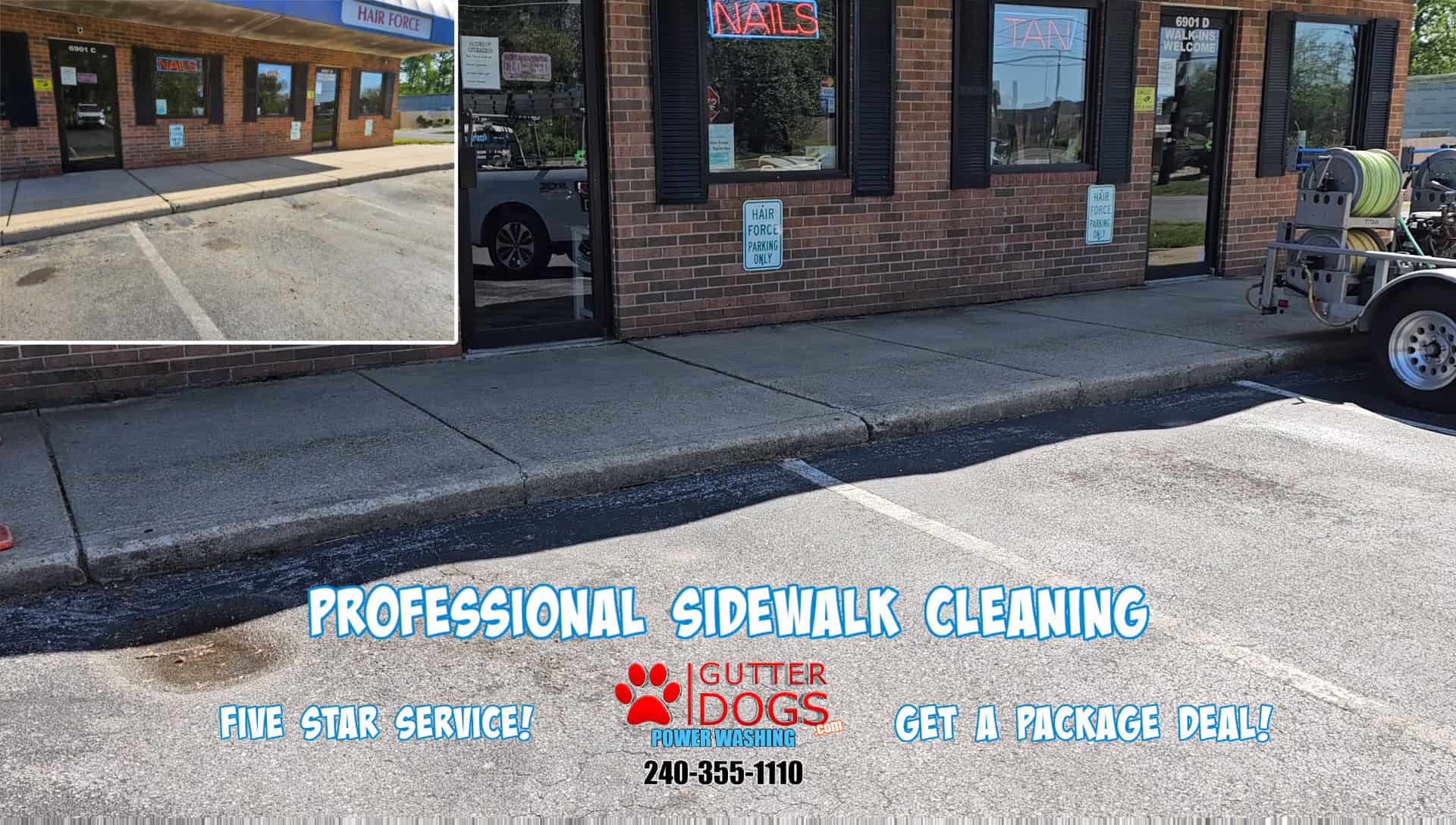 sidewalk cleaning Clinton Md