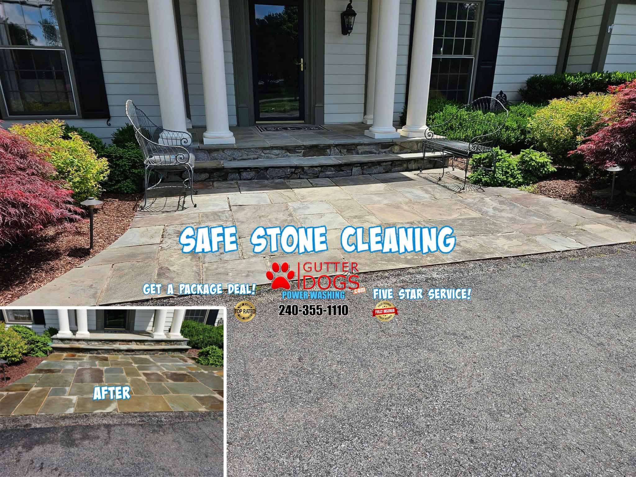 flagstone cleaning Southern Md
