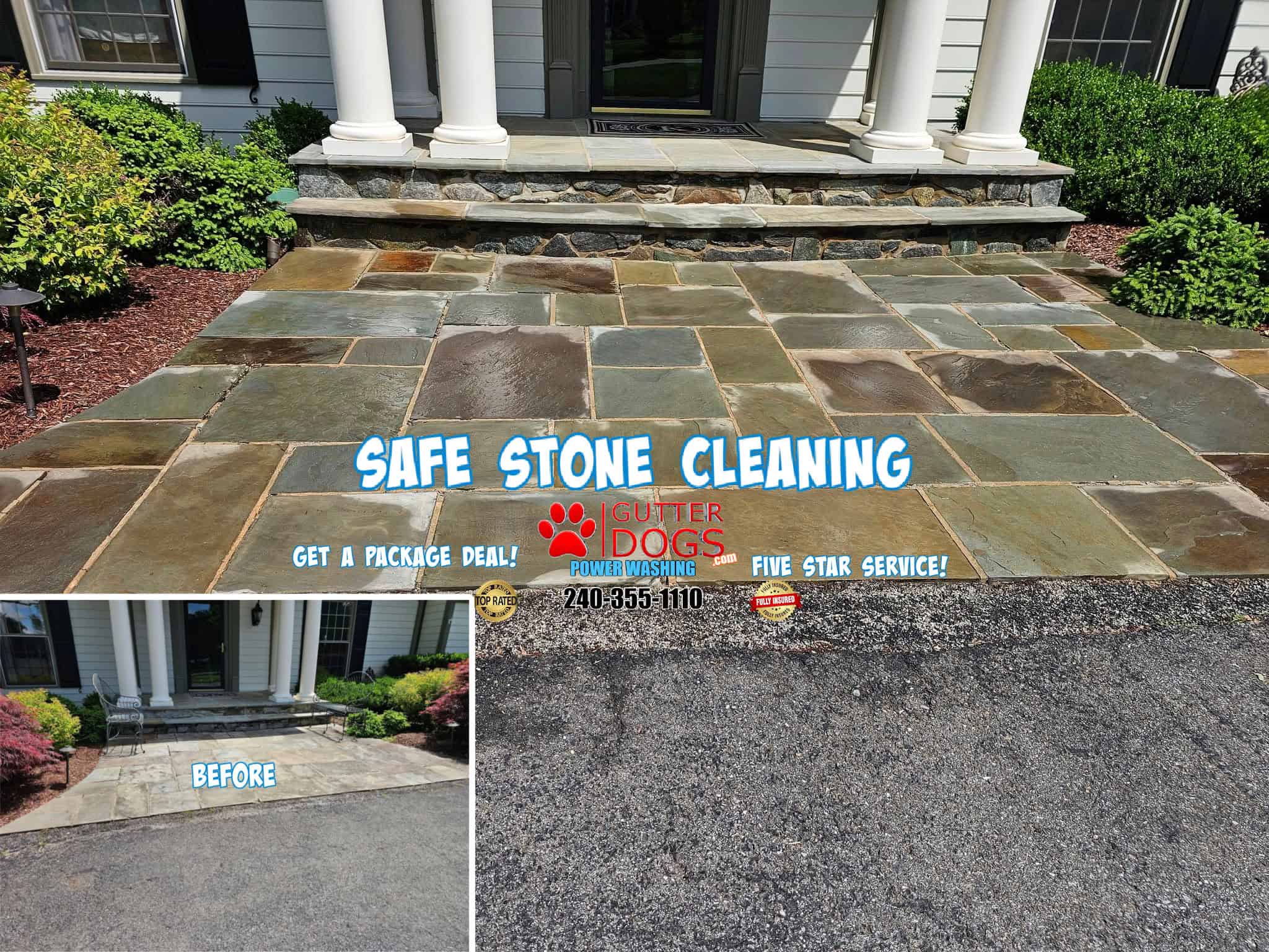 flagstone cleaning Southern Md