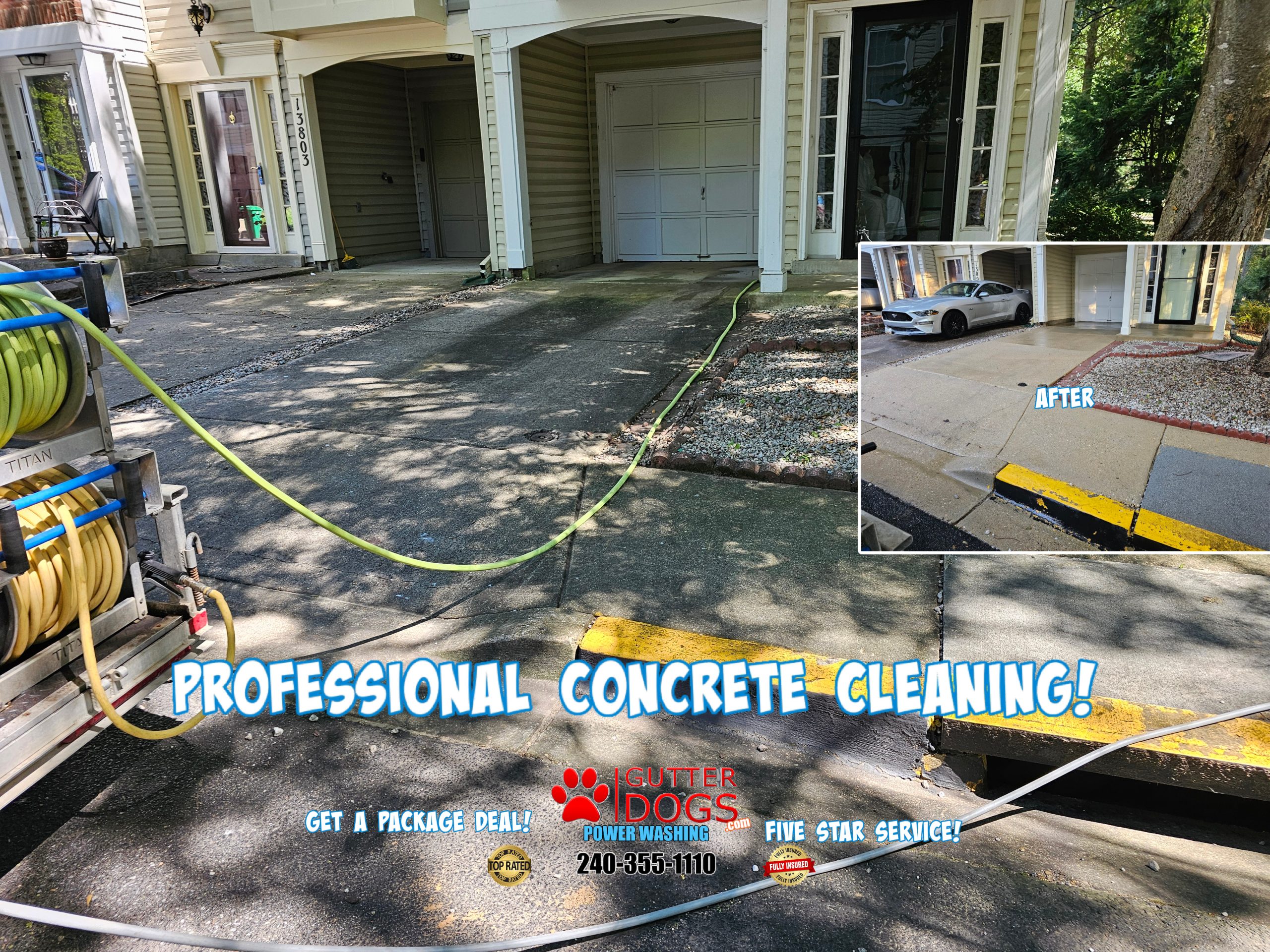 professional concrete cleaning Upper Marlboro