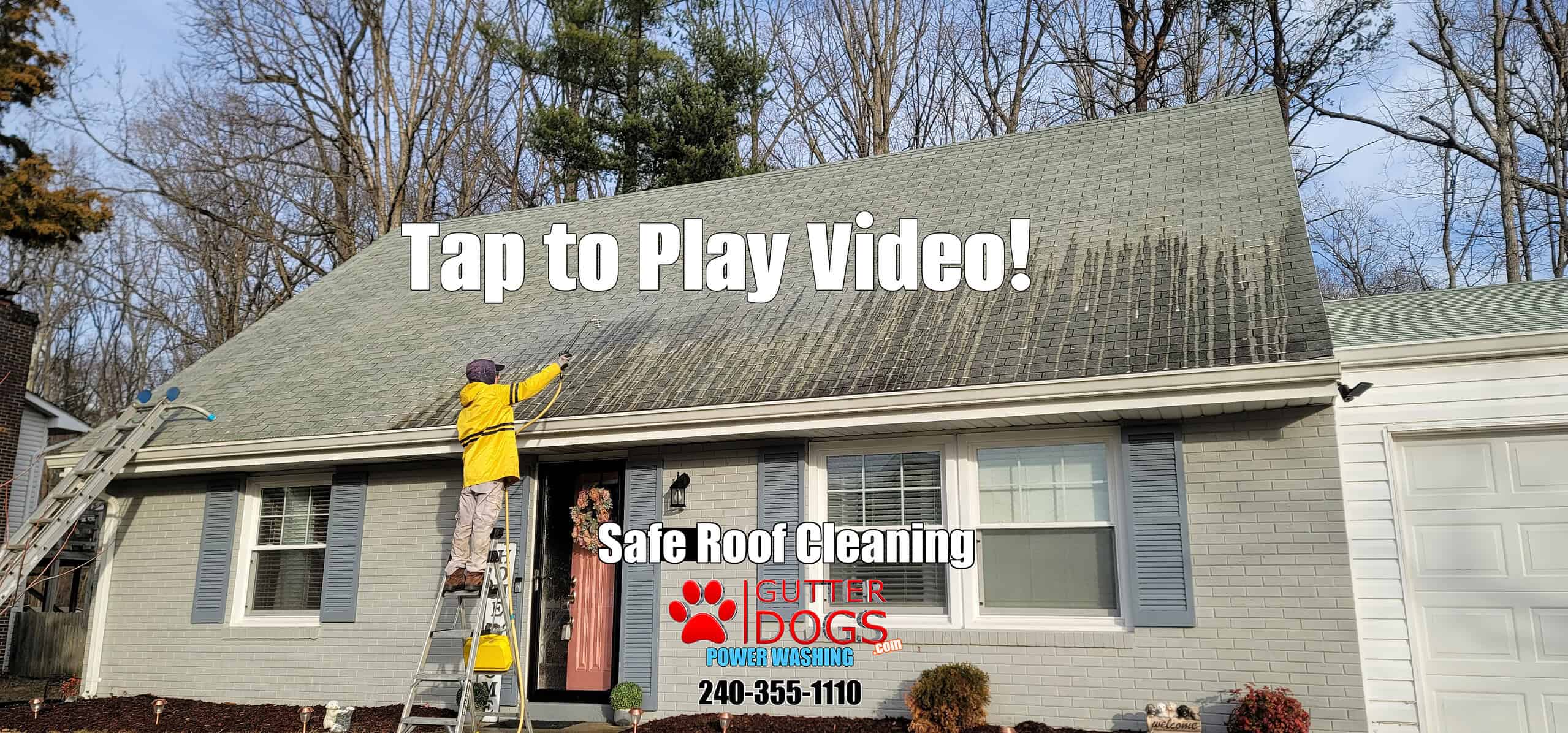 Best House Soft Power Washing Roof Cleaning, Gutter Cleaning Service near Upper Marlboro, serving PG county & Southern Maryland. Including Waldorf MD!!