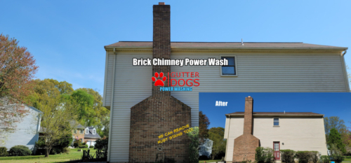 Brick Chimney Power Wash Maryland(1)