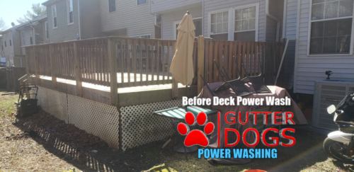 Deck Power washing Maryland