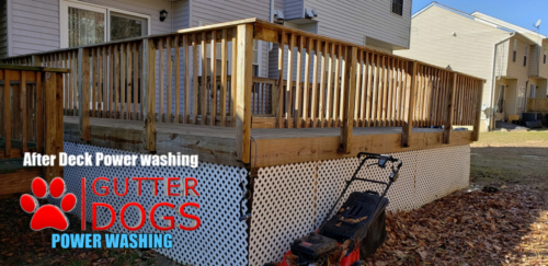 Deck power washing Maryland 4