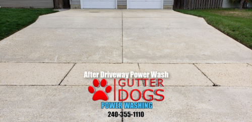 concrete driveway cleaning maryland