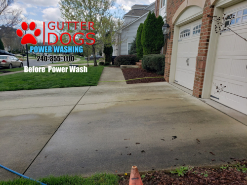 concrete driveway cleaning maryland