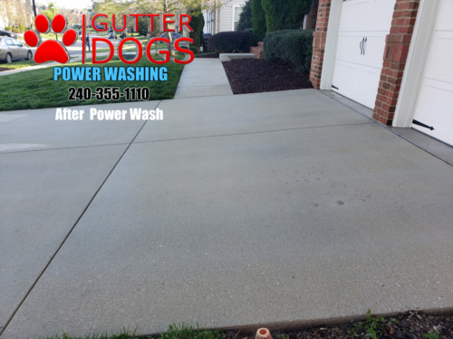concrete driveway cleaning maryland