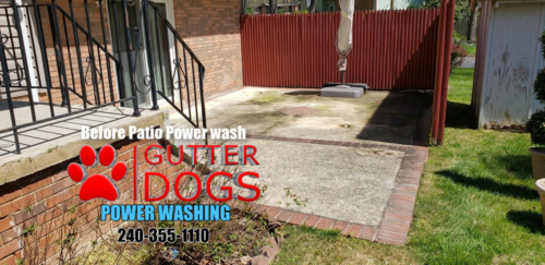 concrete patio power washing maryland