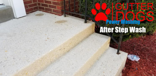 Concrete steps power washing Upper Marlboro Maryland