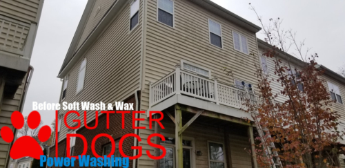 townhouse soft power washing maryland